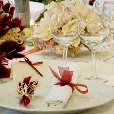 Décoration de table de mariage