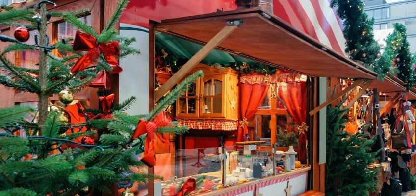 Location de chalets en bois pour marché de Noël
