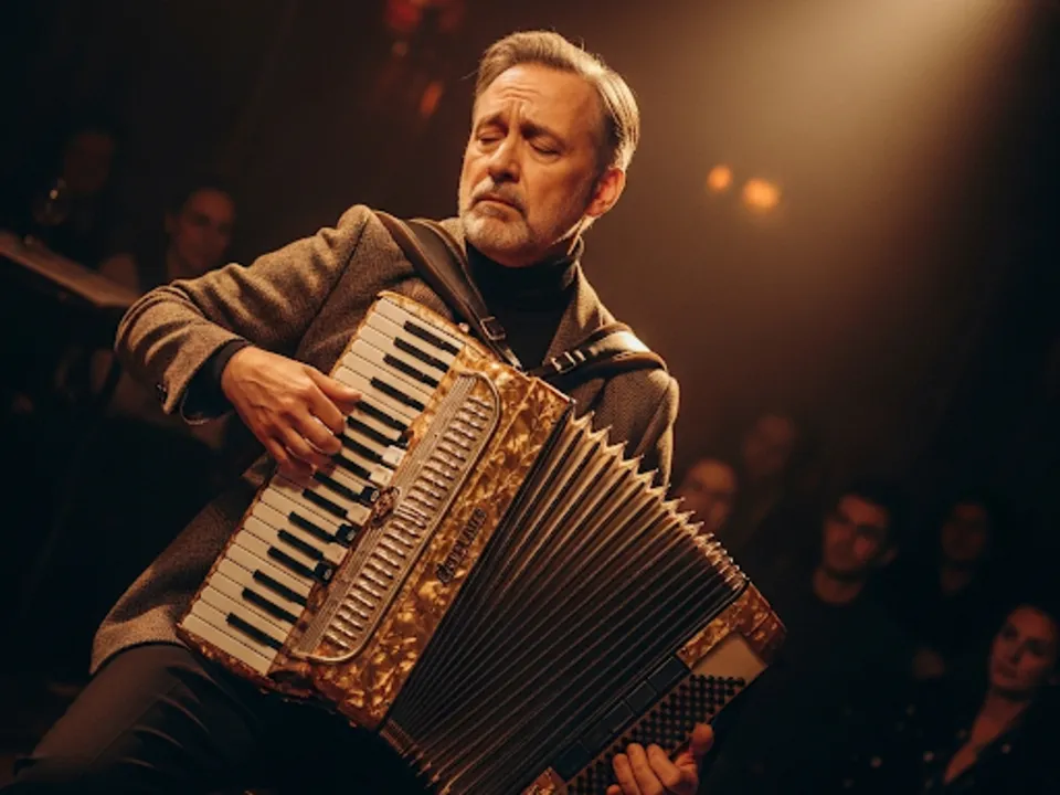 ACCORDEONISTE  CHANTEUR  ANIMATION RETRO MUSETTE  