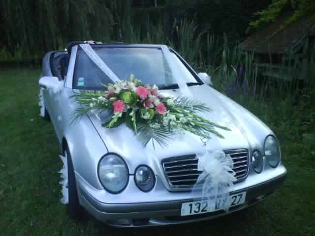 Décoration voiture de Mariage Inoubliable 