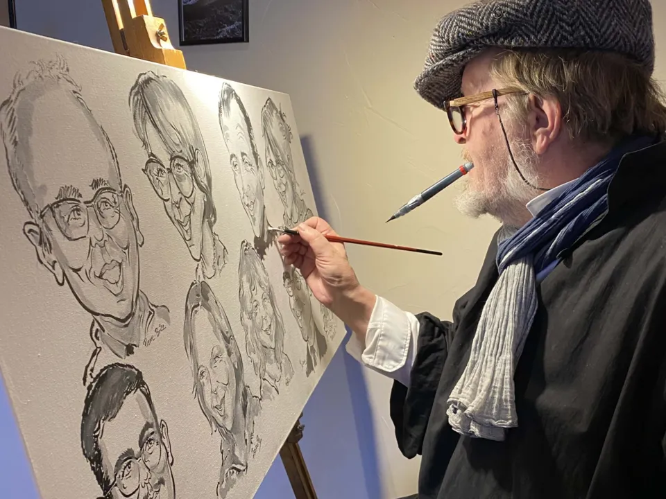 LE PÈRE LACHAIZE CARICATURES PORTRAITS SILHOUETTES