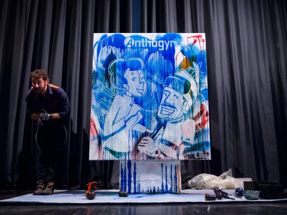 BORIS NORMAND - SPEED AND GLITTER PAINTING