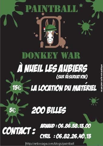 Paint Ball Donkey War