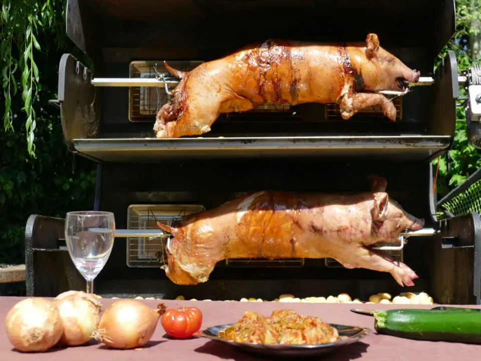 au cochon a la broche