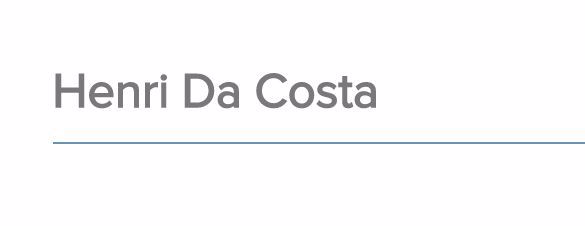 DA COSTA HENRI