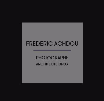 FRÉDÉRIC ACHDOU