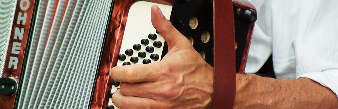 Accordéoniste à la Roche-sur-Yon