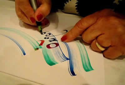 Artiste calligraphe-Sophie Fuchs